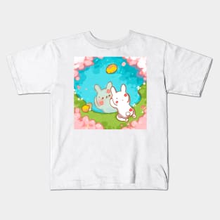 Bunny had a wild night Kids T-Shirt